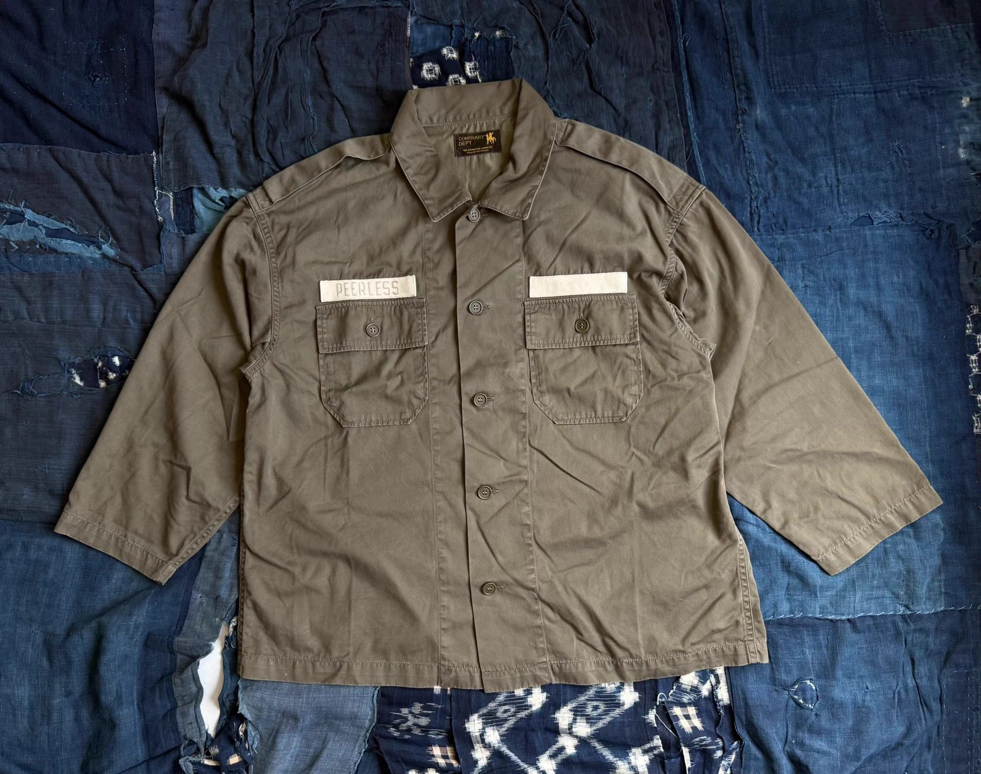 Visvim VISVIM 24SS Canaan L/S Shirt Olive Size 2 Size US M / EU 48-50 / 2 - 1 Thumbnail