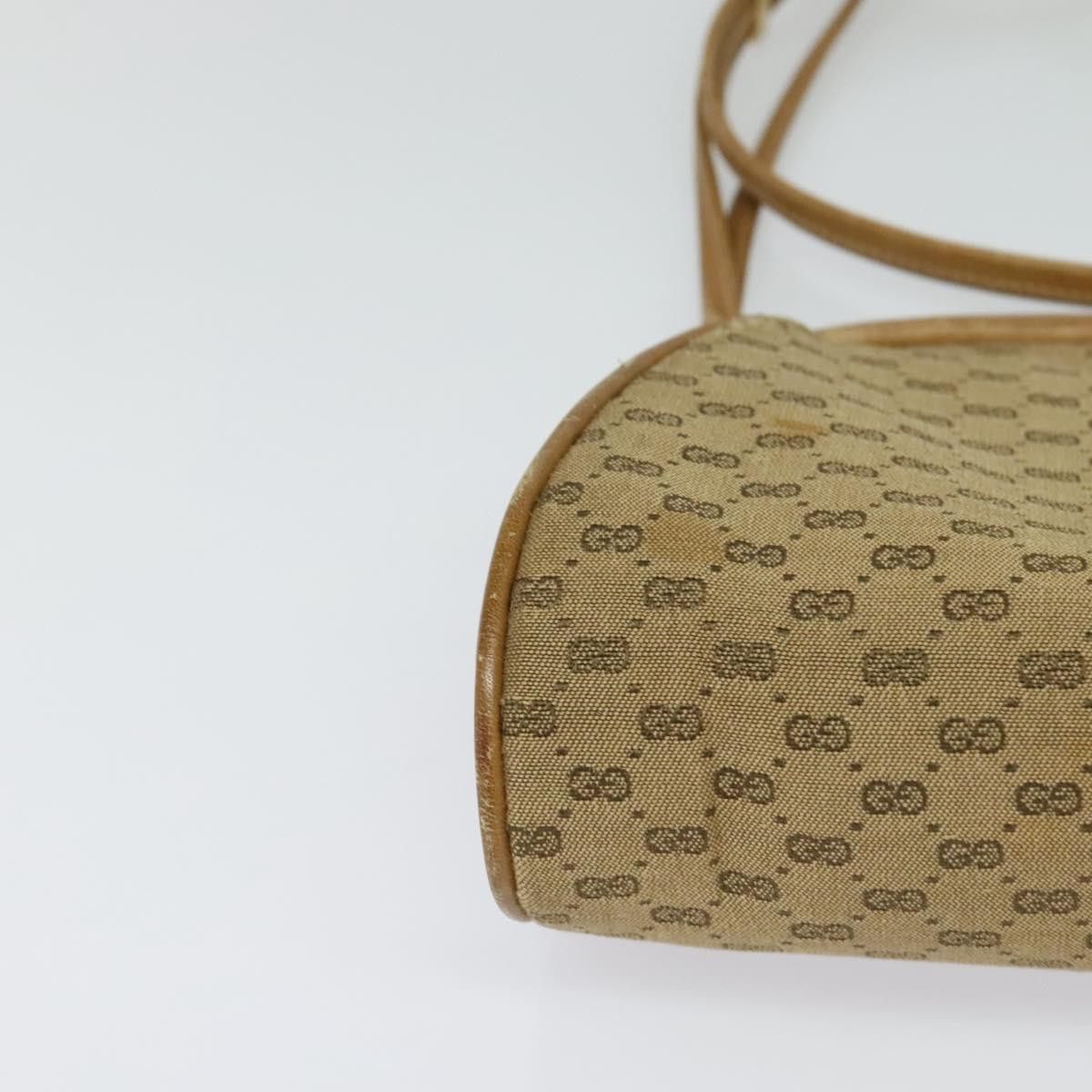 Gucci GUCCI Micro GG Supreme Shoulder Bag Pvc Beige Gold 001 261 Size ONE SIZE - 10 Thumbnail