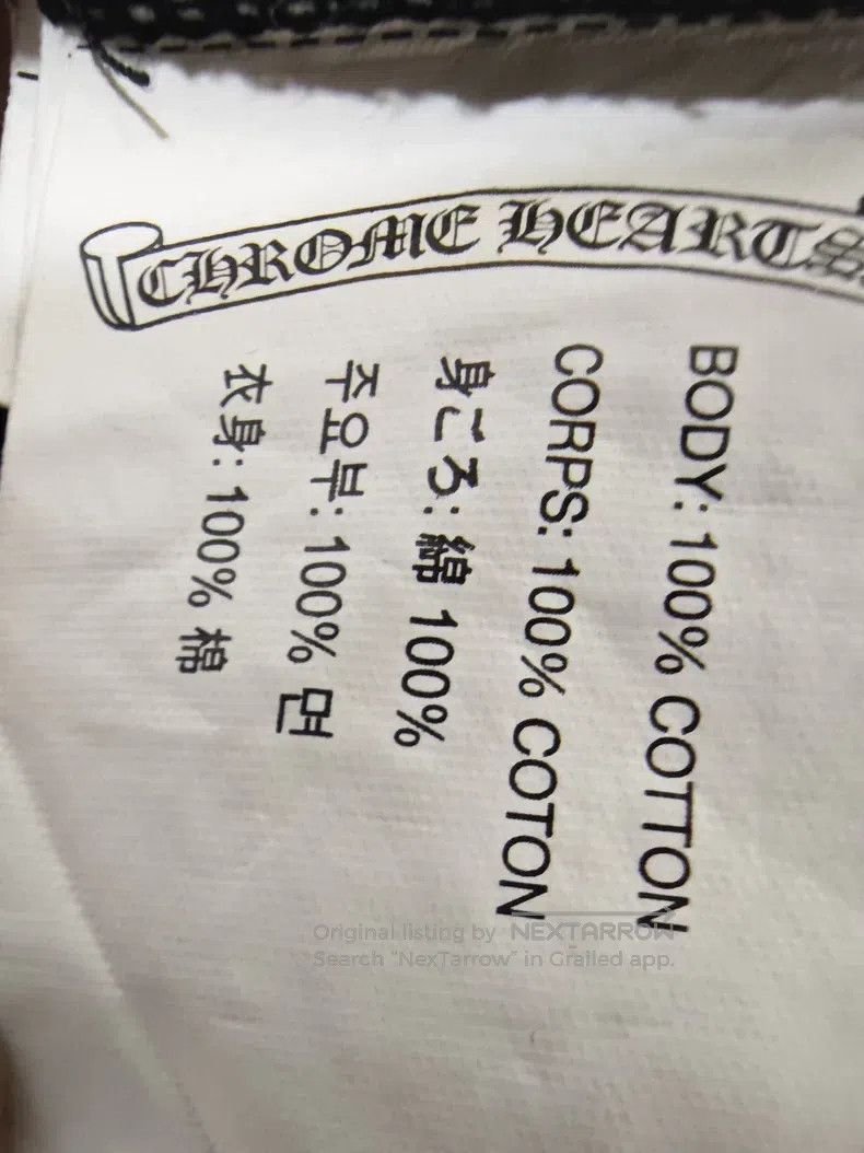 Chrome Hearts CHROME HEARTS Size M Short - sleeved t - shirt Size US M / EU 48-50 / 2 - 5 Thumbnail