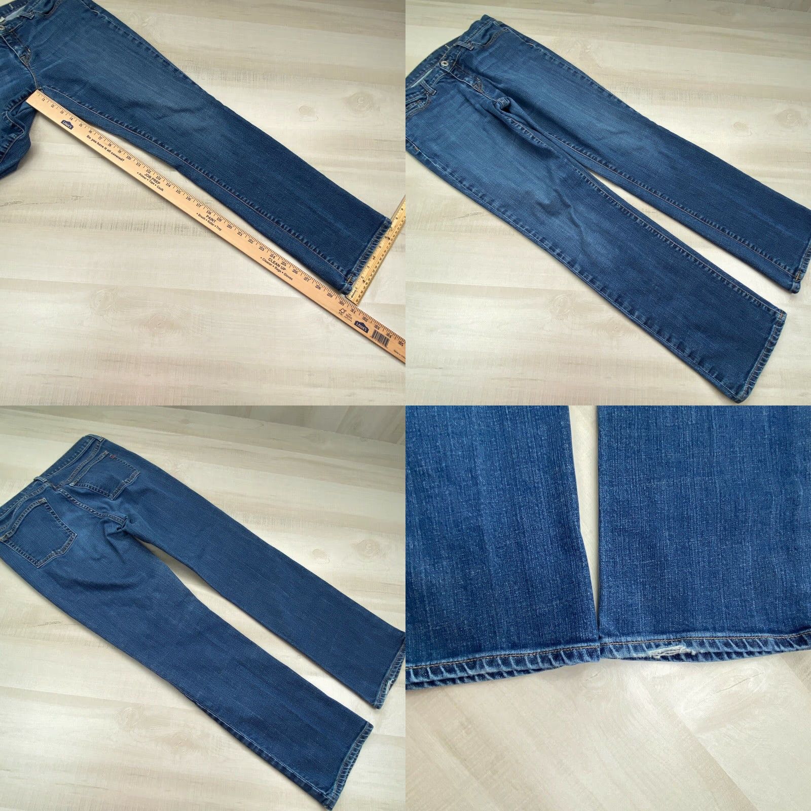 Gap GAP 1969 Womens Bootcut Jeans Blue 10 Regular Medium Wash Size 32" / US 10 / IT 46 - 8 Thumbnail
