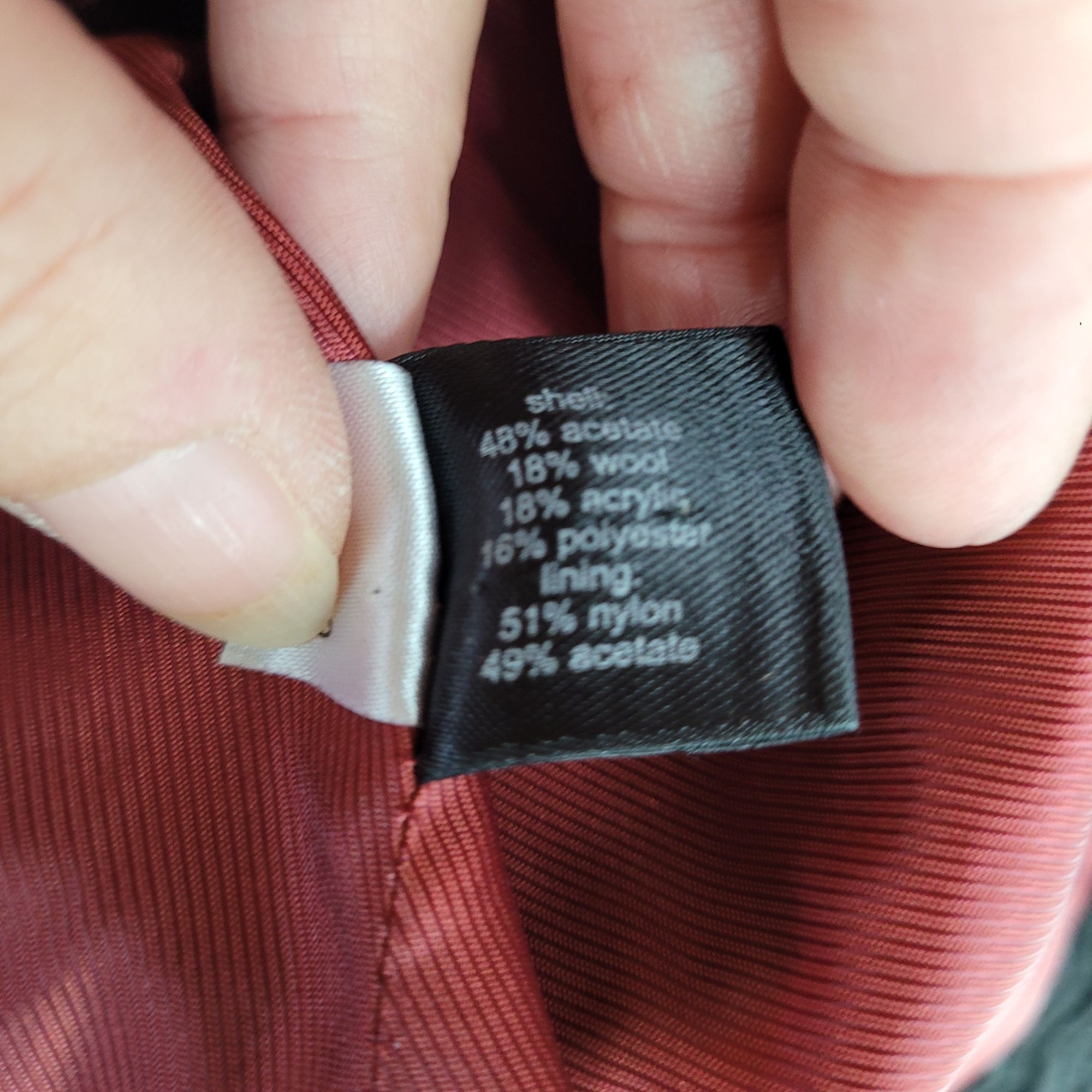 Vintage Vtg Y2k Maroon Metallic Blazer Sz !0 Smoking Jacket Jacquard Size L / US 10 / IT 46 - 13 Thumbnail