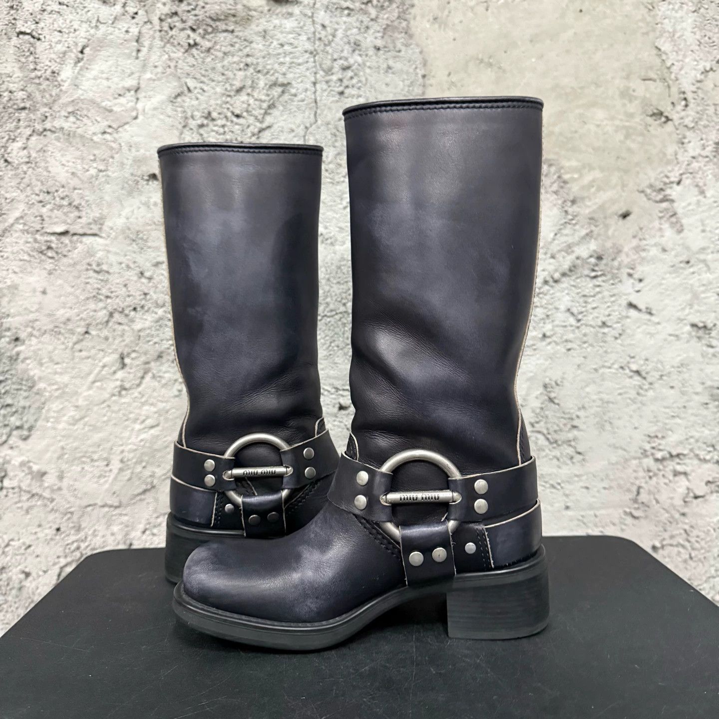 Miu Miu MIU MIU riding boots size 35.5 new Size US 4.5 / IT 34.5 - 5 Thumbnail