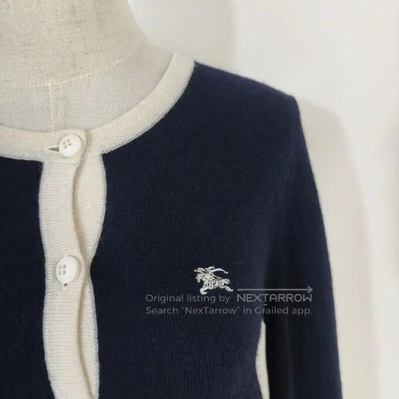 Burberry Burberry Knitted Wool Blend Long Sleeve Cardigan. Size M / US 6-8 / IT 42-44 - 2 Thumbnail