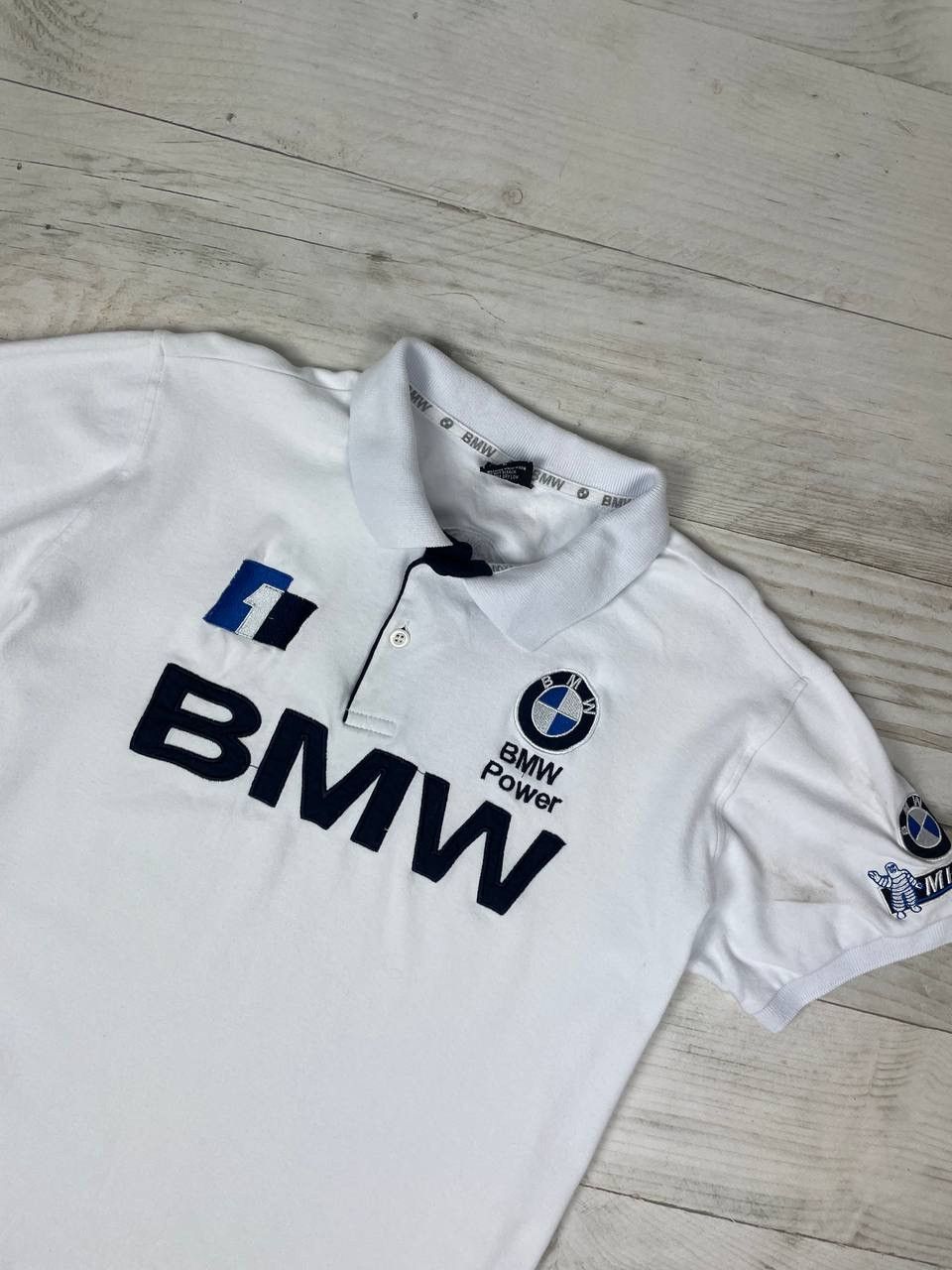 BMW Vintage BMW Polo Shirt 90s Racing Big Logo Size US S / EU 44-46 / 1 - 2 Thumbnail