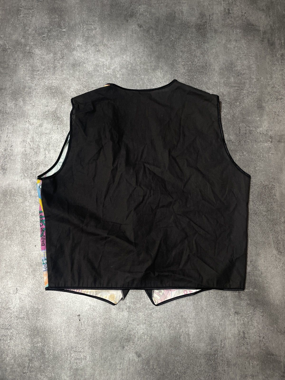 Japanese Brand 🔥RARE🔥Vintage Y2K Avant Garde Vest AOP Rare Size US M / EU 48-50 / 2 - 6 Thumbnail