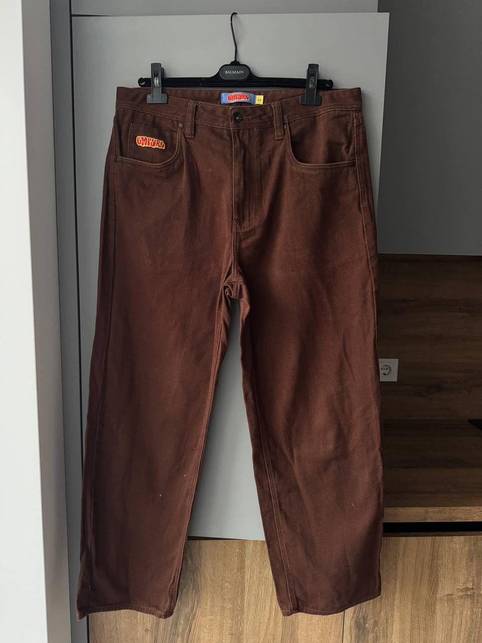 Empyre × Vintage Crazy Empyre Baggy Wide Leg Embroidered Pants Size US 34 / EU 50 - 1 Thumbnail