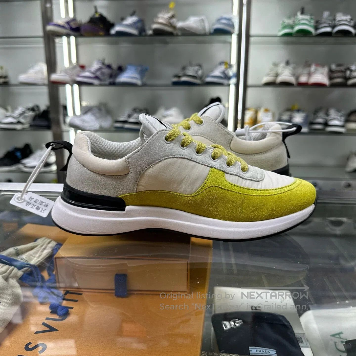 Chanel Chanel Yellowish-white sneakers Size US 7 / IT 37 - 2 Thumbnail