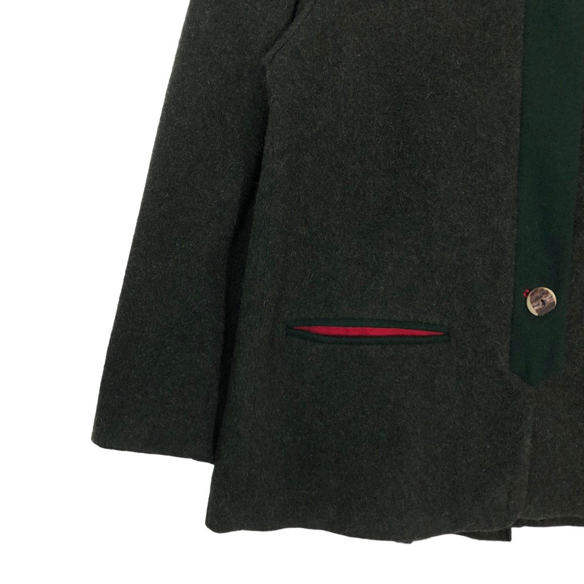 Vintage 🔥Rich Green - Military Style Design Wool Jacket Size US M / EU 48-50 / 2 - 3 Thumbnail