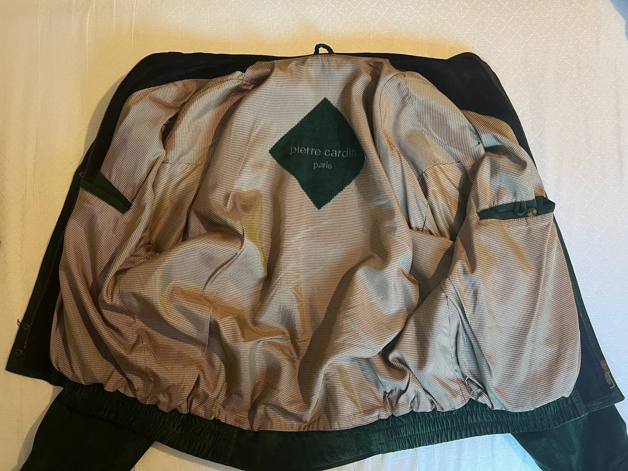 Pierre Cardin Pierre Cardin suede bomber jacket dark green vintage M–L Size US M / EU 48-50 / 2 - 1 Thumbnail
