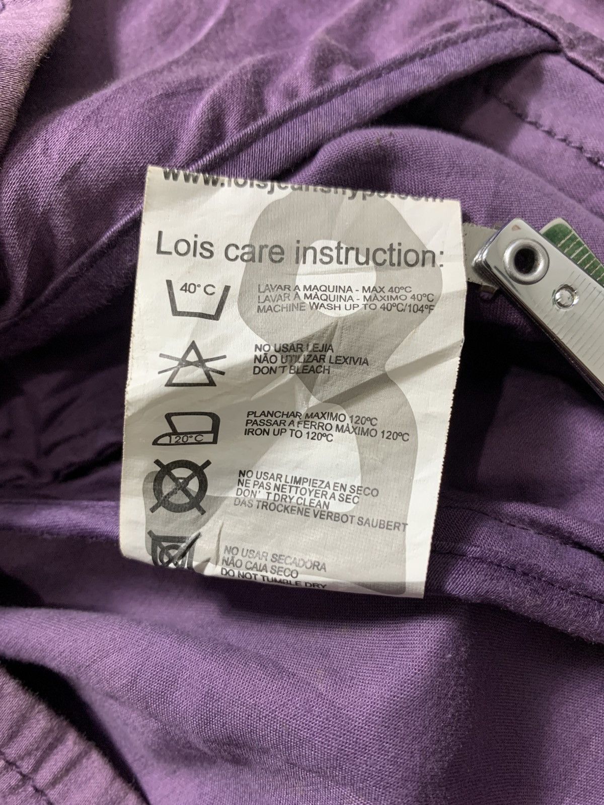 Vintage Vintage Lois Spanish Archive Bono Multi Pocket Zipper Size US XS / EU 42 / 0 - 14 Thumbnail