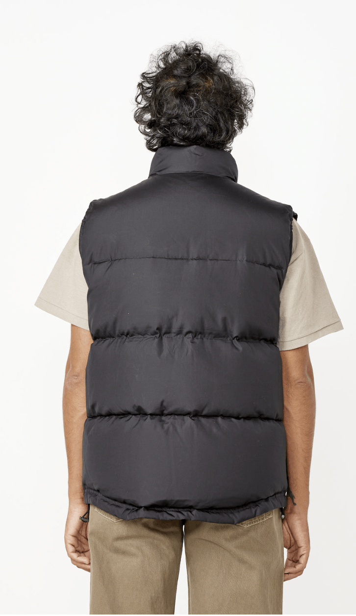 Auralee Auralee Suvin High Count Cloth Down Vest Black | Grailed