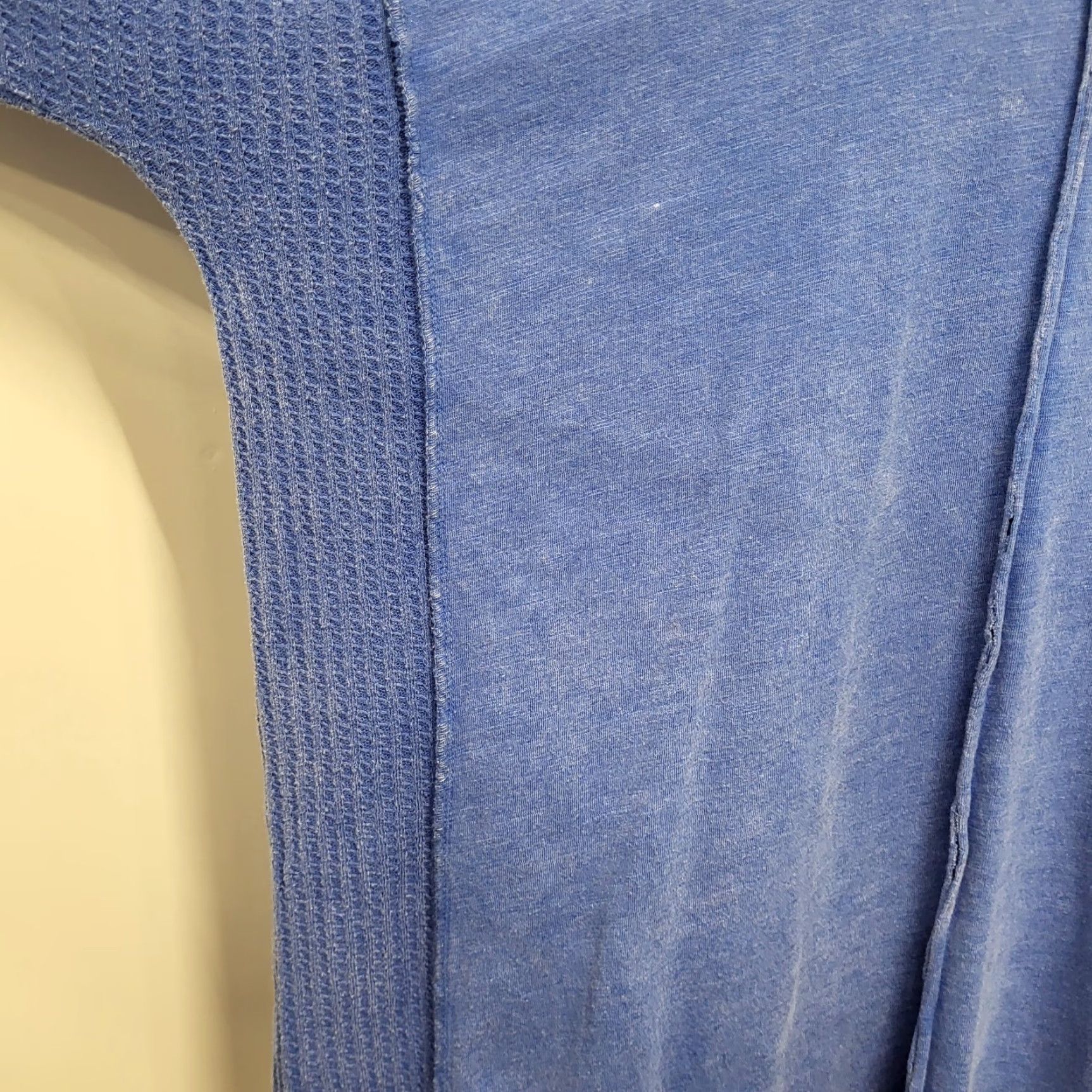 Olive Live ♡ Well Lifestyle Sweater Women's Large Blue Long Sleeve Pullover Soft Knit Fleece Tunic Size L / US 10 / IT 46 - 4 Thumbnail