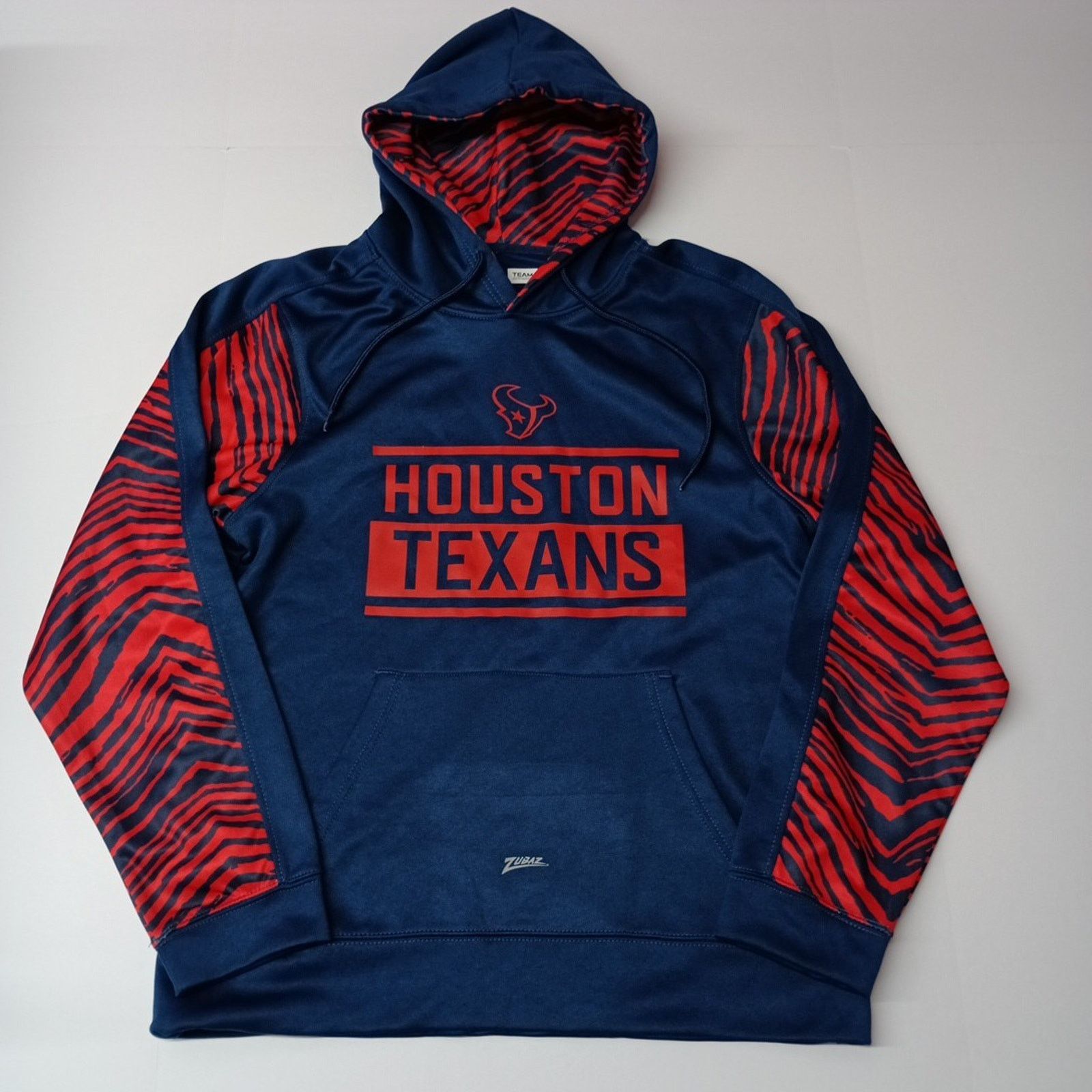 Zubaz Zubaz Men's M Houston Texans Team Zebra Accents Hoodie NWOT Size US M / EU 48-50 / 2 - 1 Thumbnail