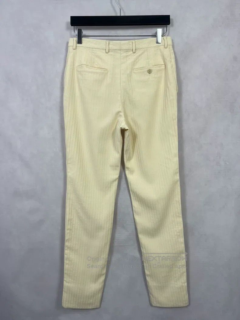 Saint Laurent Paris Saint Laurent Paris Beige Thin Striped Suit Set Size US M / EU 48-50 / 2 - 6 Thumbnail