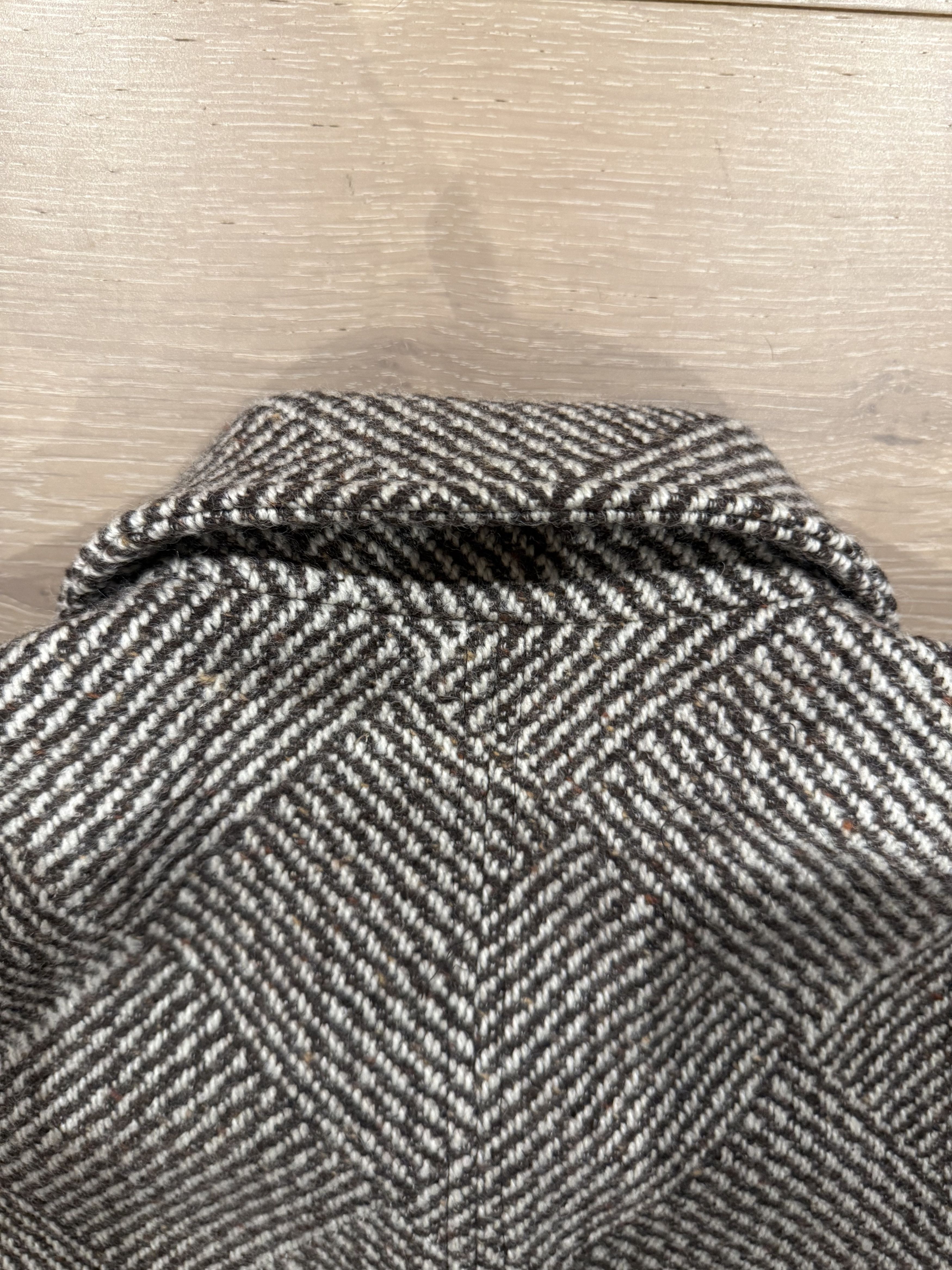 Ojardorf 💚 O. FILES Chess Wool Jacket in Mocha/Cream Small NEW Size US S / EU 44-46 / 1 - 21 Thumbnail