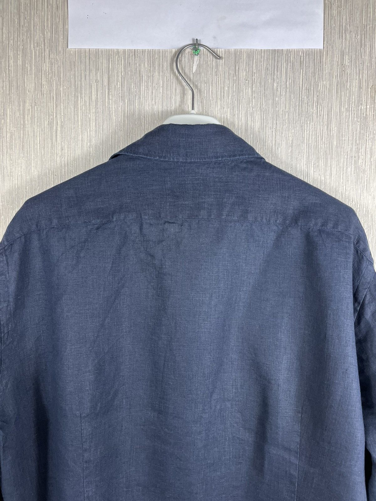 Kamakura Kamakura Maker’s shirt linen navy casual Japanese brand Size US M / EU 48-50 / 2 - 17 Thumbnail