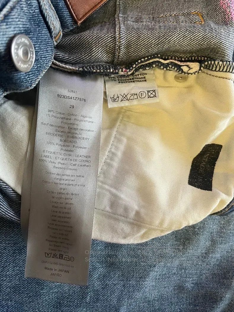 Dior Dior Distressed Denim Jeans with Paint Splatter. Size US 29 - 9 Thumbnail