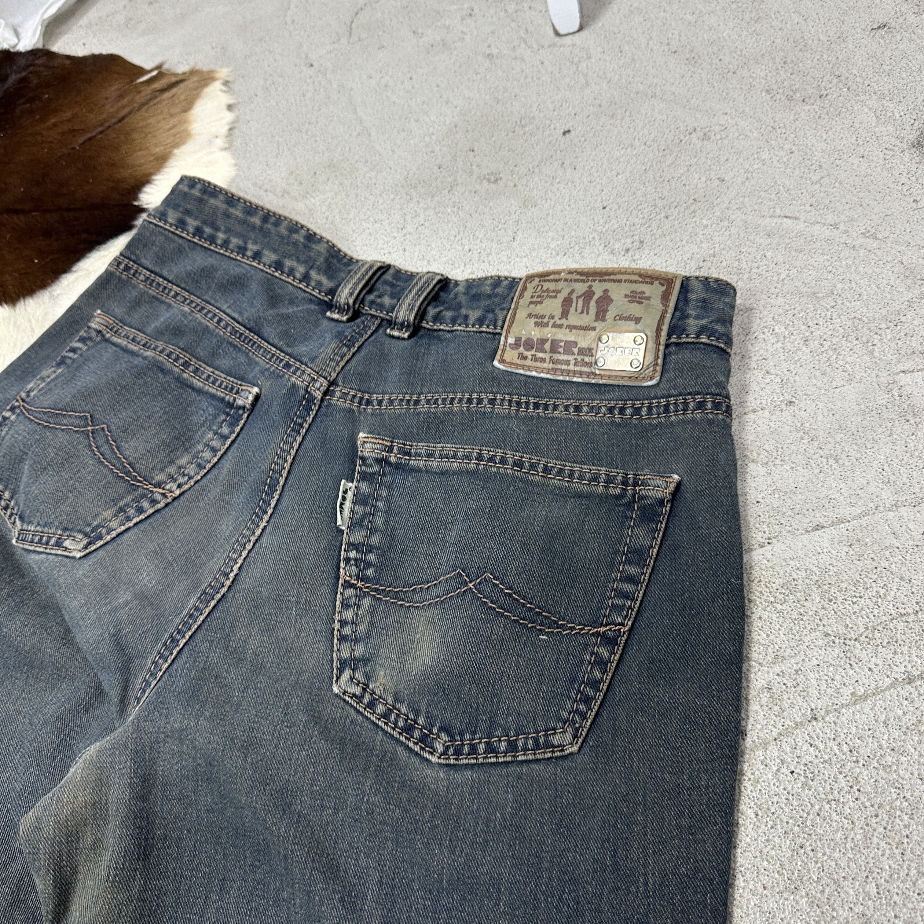 Vintage Vintage Denim Streetwear Rotten Green Baggy Jeans Y2K Size 25" / US 0 / IT 36 - 7 Thumbnail