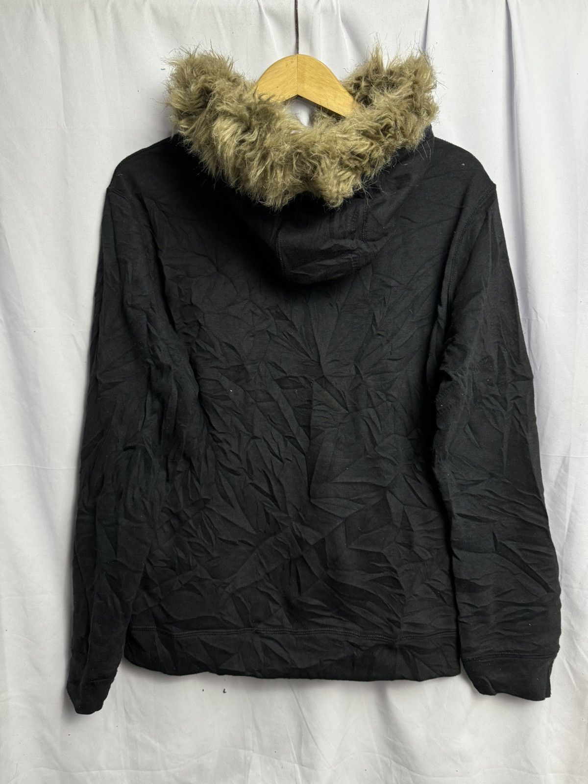 If Six Was Nine × Japanese Brand × Le Grande Bleu (L.G.B.) Faux Fur Hoodie Black Urban Collection Size US M / EU 48-50 / 2 - 2 Thumbnail