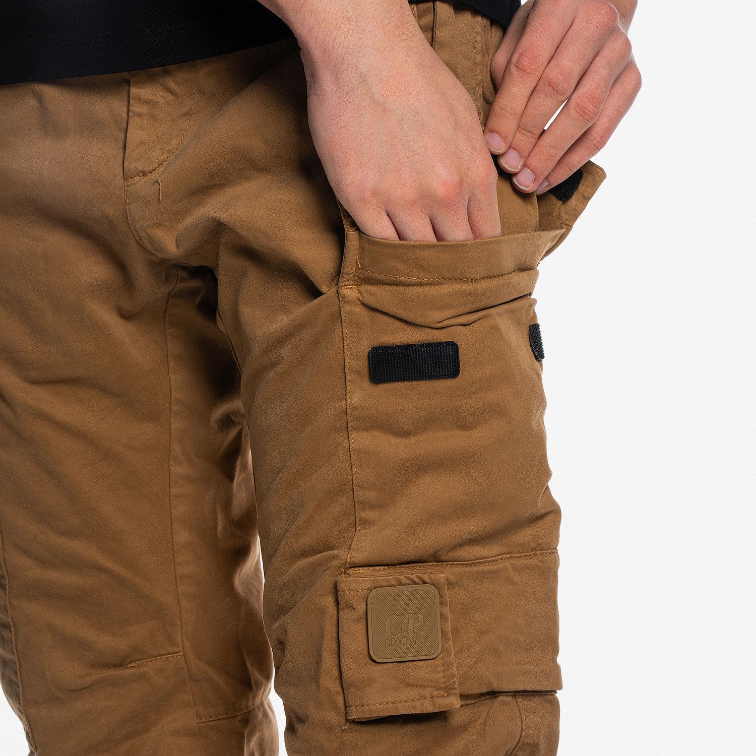 C.P. Company o1y1224 Logo Cargo Pant in Camel Size US 34 / EU 50 - 4 Thumbnail