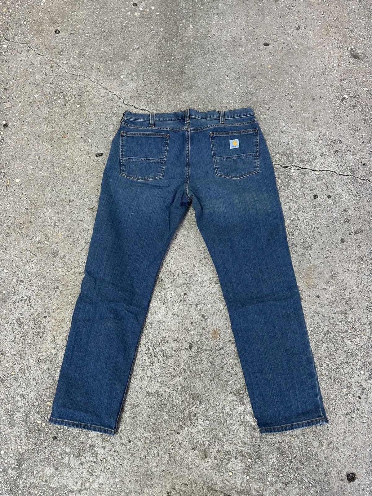 Carhartt RUGGED FLEX® RELAXED FIT LOW RISE 5POCKET TAPERED JEAN 38x30 Size US 38 / EU 54 - 3 Thumbnail