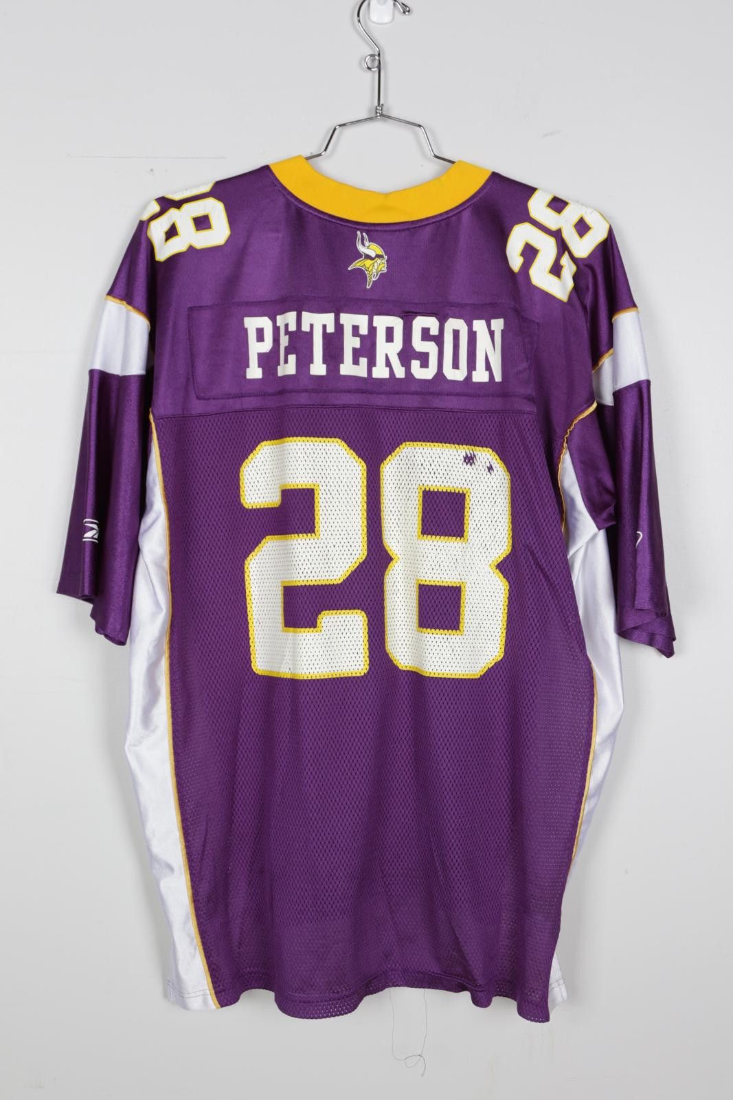 Reebok 08 Reebok NFL Equipment Vikings Peterson #28 Football Jersey Size ONE SIZE - 2 Thumbnail