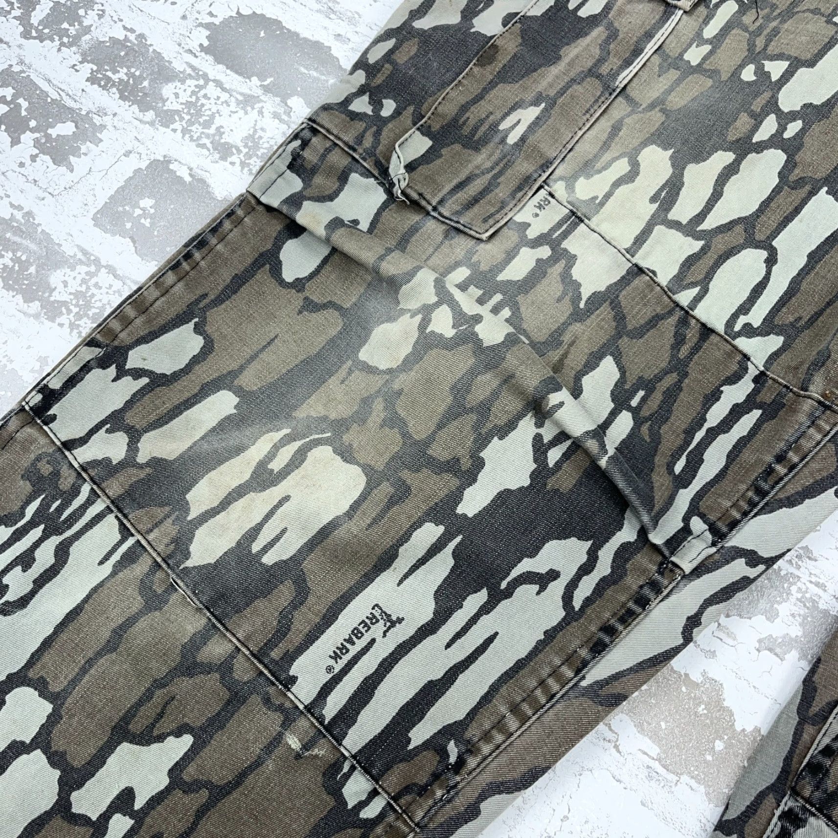 Vintage Vintage Trebark Camo Pants Men XL 40x30 Cargo Baggy Skate USA 90s Hip Hop Adult Size US 36 / EU 52 - 6 Thumbnail