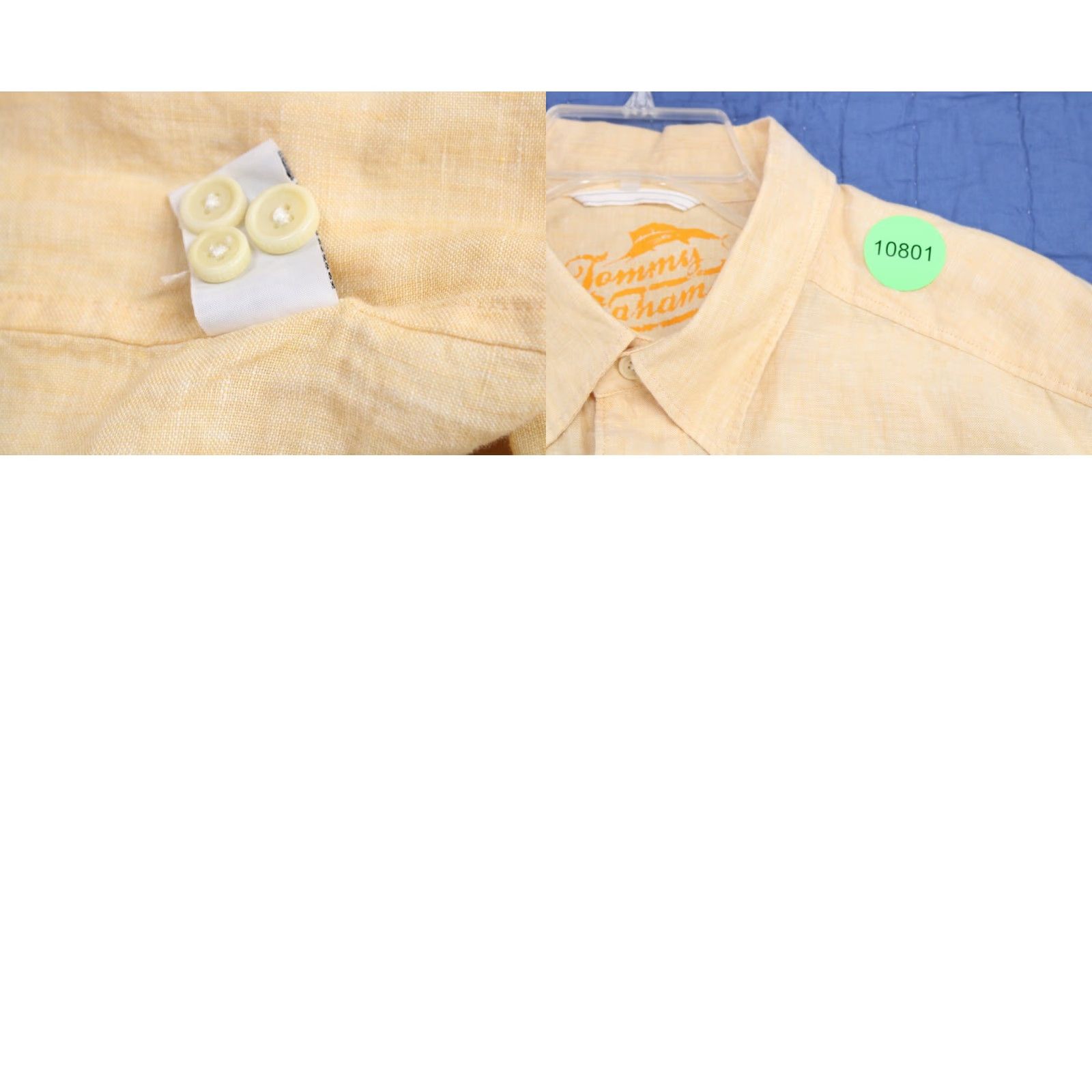 Tommy Bahama VINTAGE Tommy Bahama Linen Shirt Men's XXL Orange Long Sleeve Summer Beach Comfort Relax Size US XXL / EU 58 / 5 - 8 Thumbnail