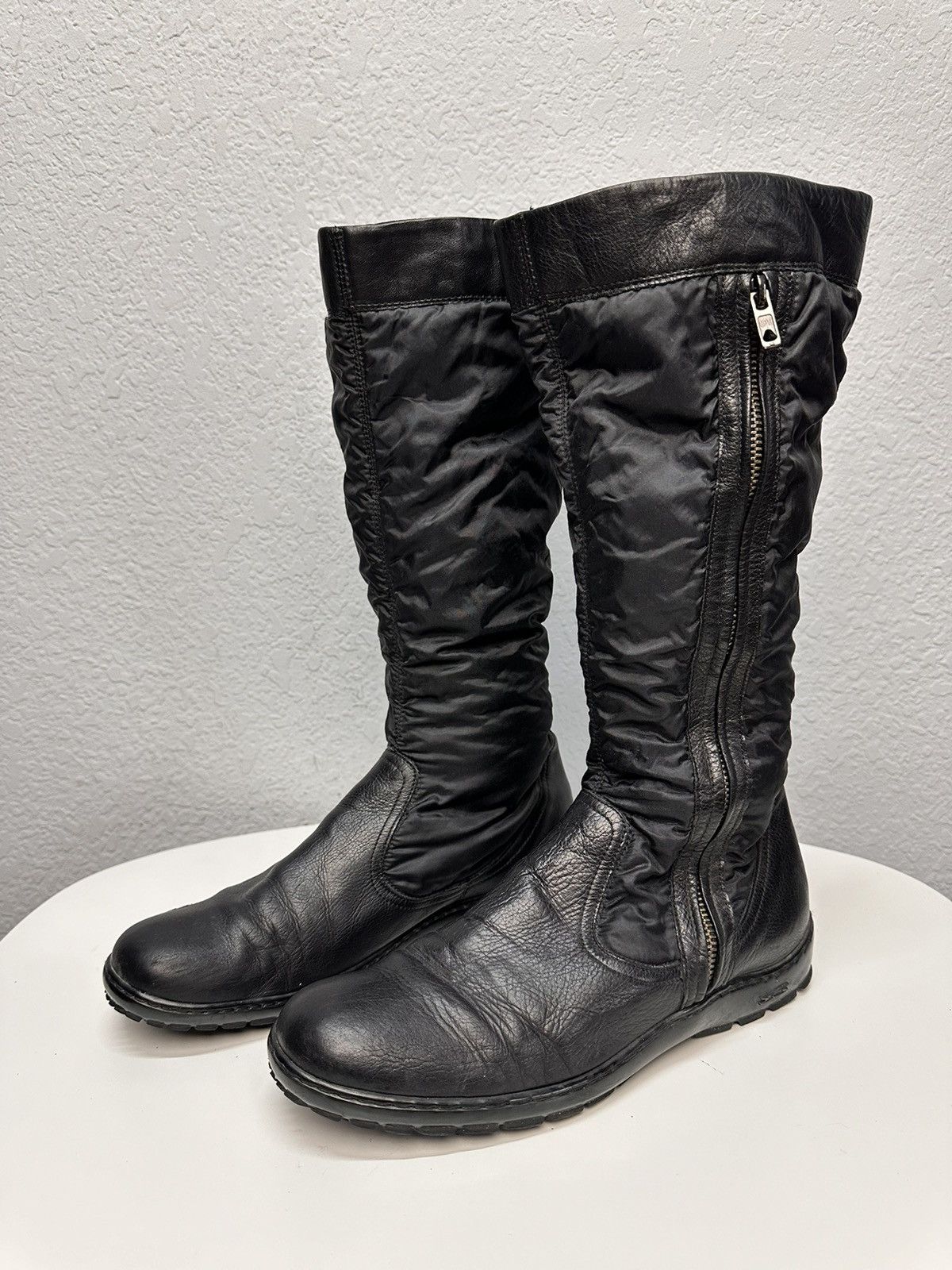 A.S.98 Wow😻 Air Step Hight Leather Boots AS 98 RICK OWENS STYLE GOA Size US 7 / EU 40 - 1 Thumbnail