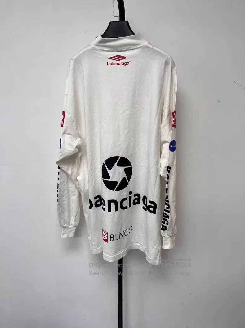 Balenciaga Balenciaga Letter Printed Plain Knit Long Sleeve T-Shirt Size US S / EU 44-46 / 1 - 2 Thumbnail