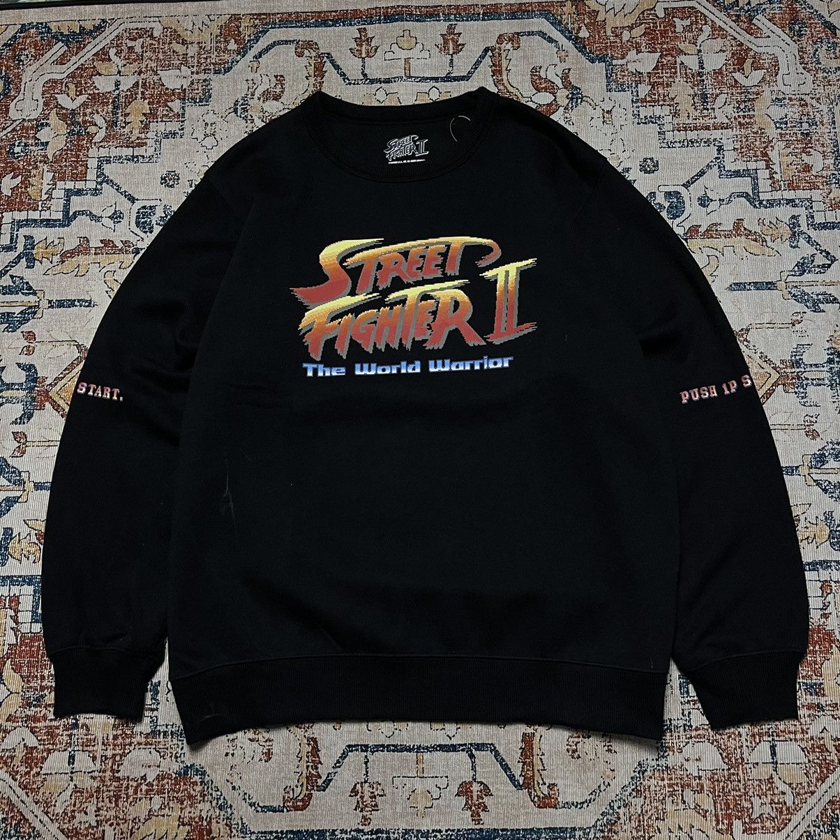 GU × Playstation × Street Fighter Vintage 90's Street Fighter The World Warrior Sweatshirts Size US L / EU 52-54 / 3 - 1 Thumbnail