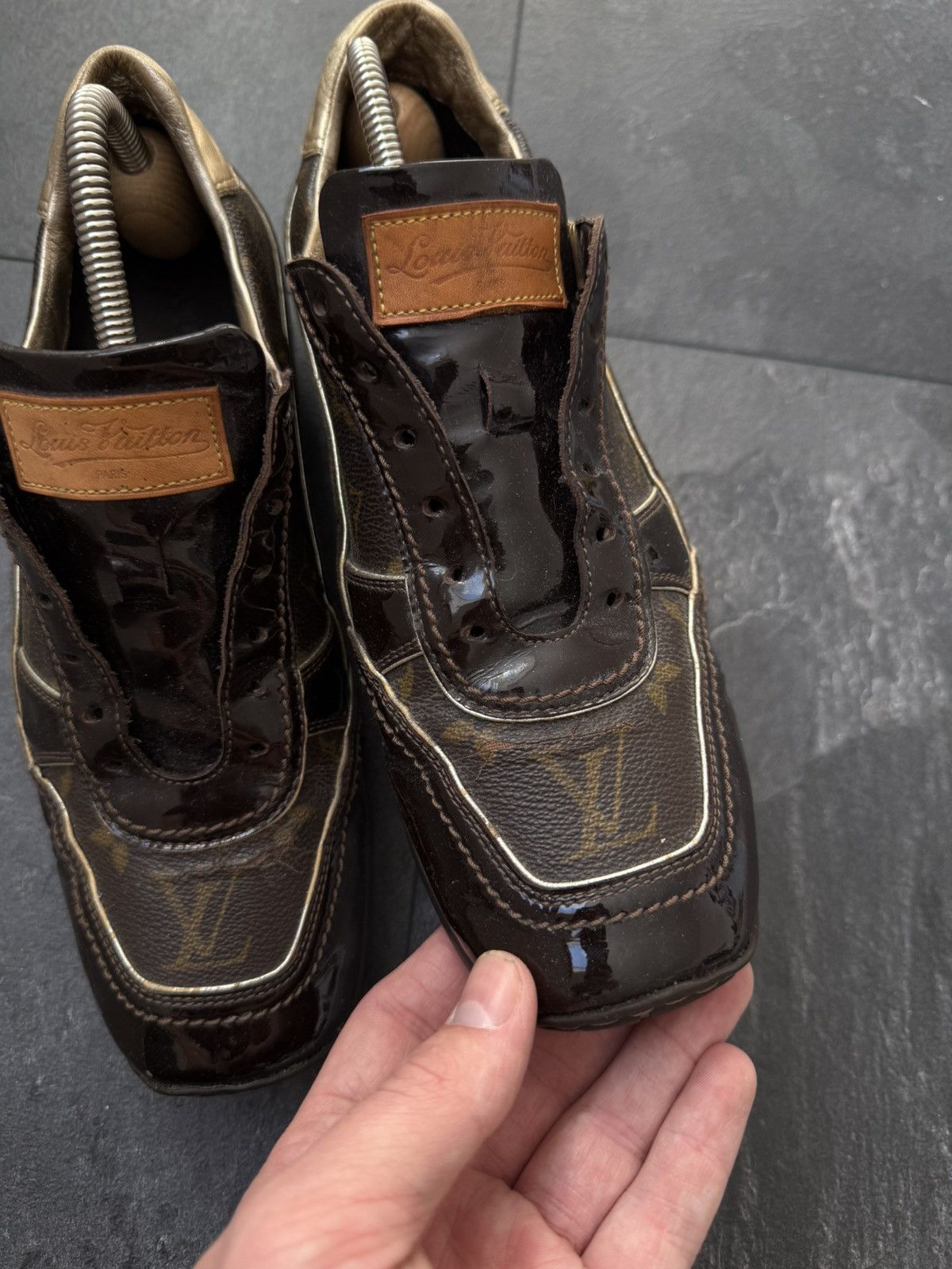 Louis Vuitton × Vintage Vintage monogram Louis Vuitton sneakers Size US 6.5 / EU 39-40 - 7 Thumbnail