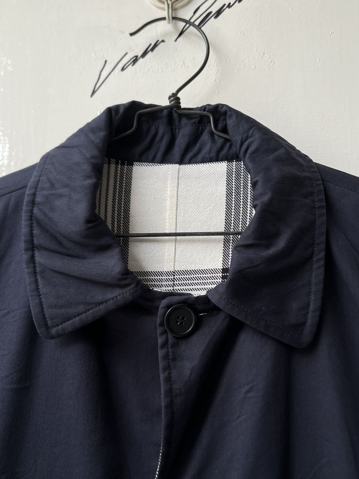 Sandro SANDRO Paris Navy Reversible Coat Jacket Size US M / EU 48-50 / 2 - 22 Thumbnail