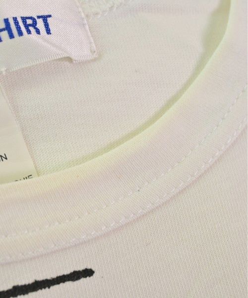 T-Shirts Cut and Sew Cotton Short Sleeve White