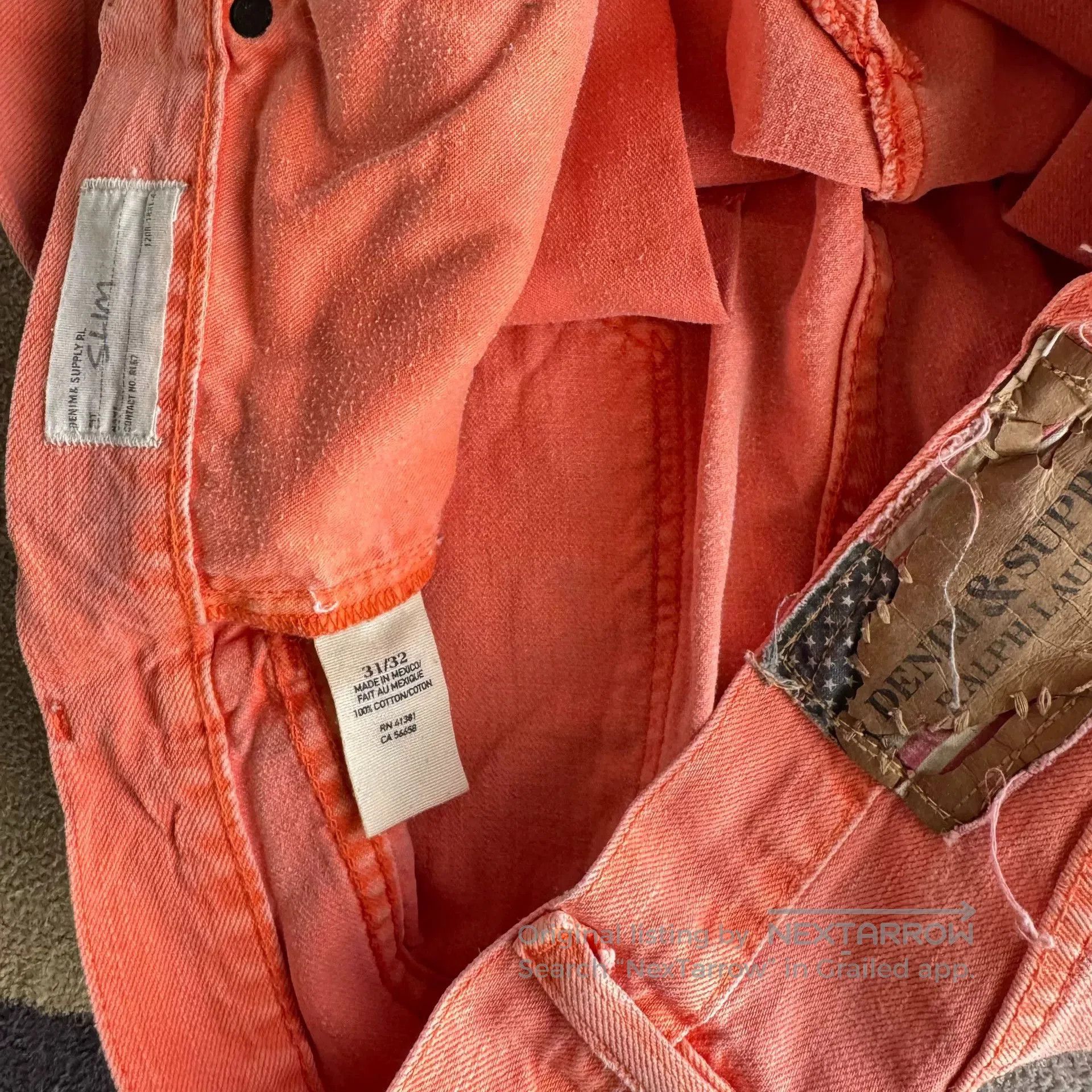 Denim & Supply Ralph Lauren Ralph Lauren Denim Supply Pink Jeans. Size 31" - 6 Thumbnail