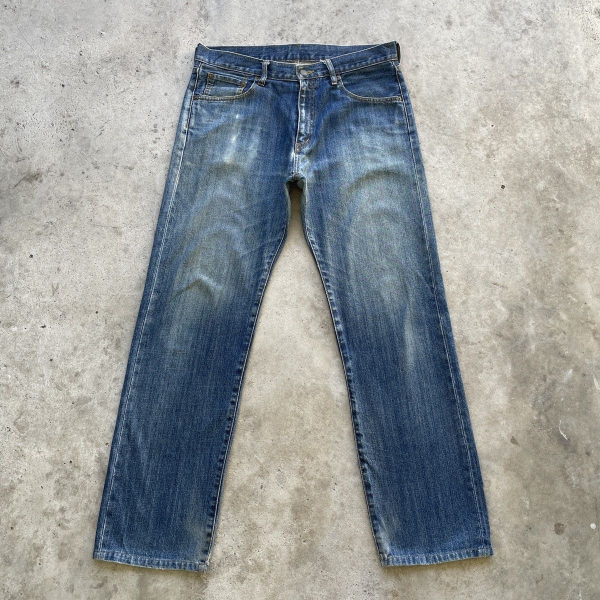 W34💥 Vintage Japanese Brand Faded Jeans Denim Pants