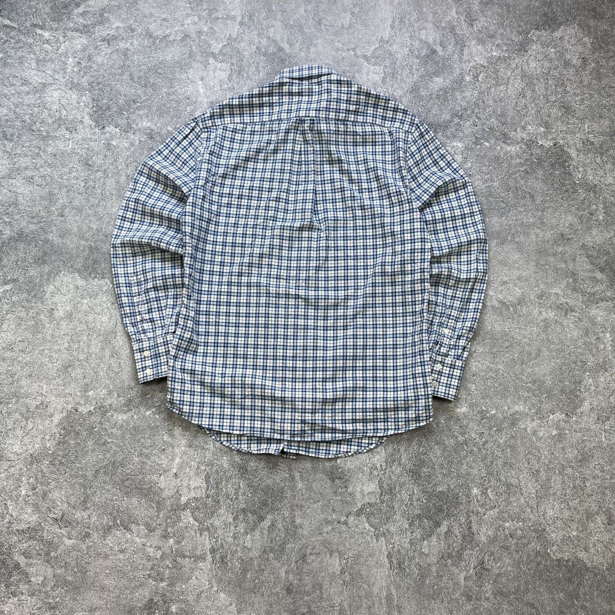 Brunello Cucinelli Vintage Brunello Cucinelli Checked Oxford Long Sleeve Shirt Size US L / EU 52-54 / 3 - 5 Thumbnail