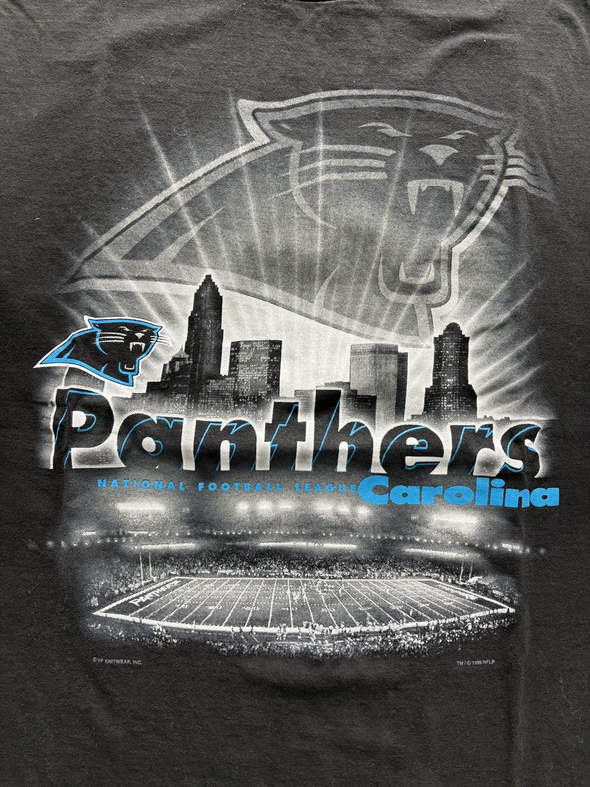 NFL Vintage 90s Carolina Panthers Graphic Tee Size US XL / EU 56 / 4 - 2 Thumbnail