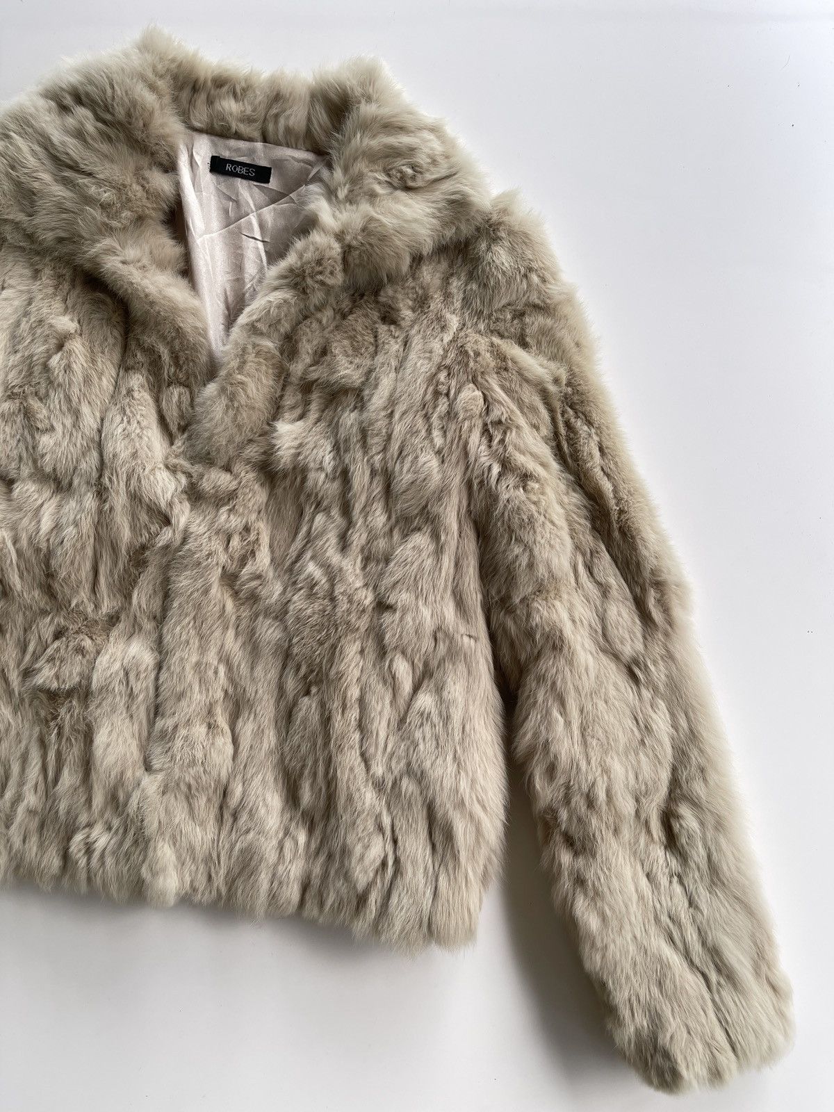 Vintage Vintage Robes Real Rabbit Fur Jacket Size M / US 6-8 / IT 42-44 - 7 Thumbnail