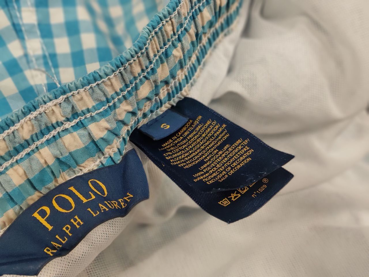 Polo Ralph Lauren Vintage Polo Ralph Lauren Blue checkered Cotton Blend Shorts Size US 32 / EU 48 - 15 Thumbnail