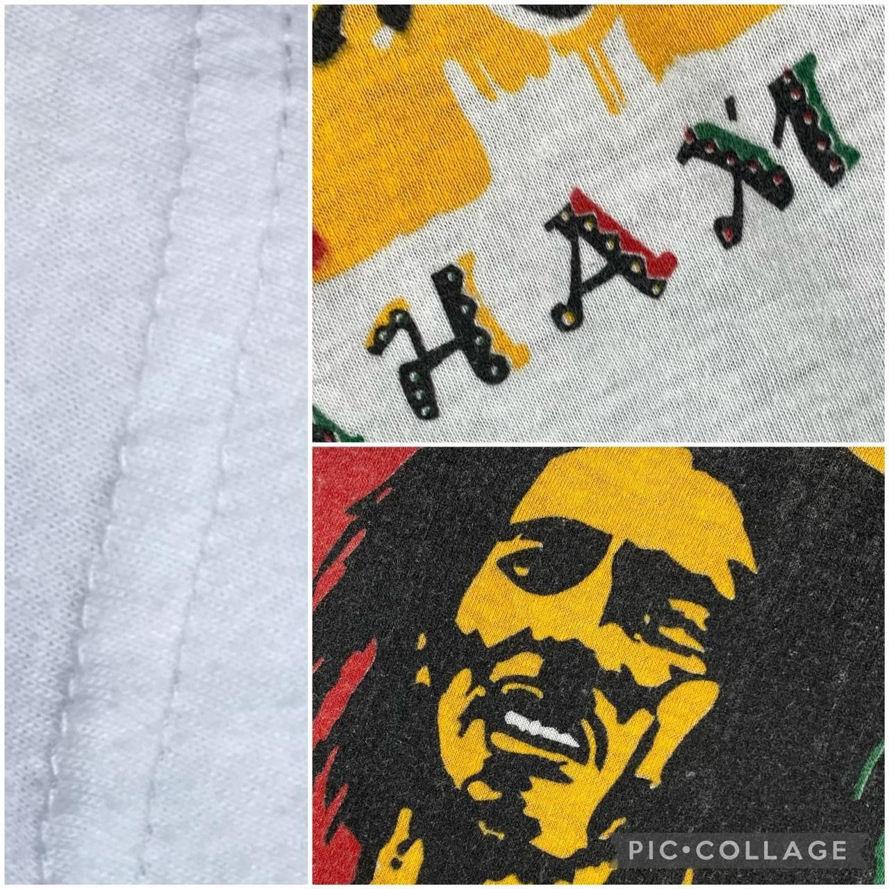 Bob Marley × Vintage Vintage 90s Bob Marley Bahamas Rasta Reggae Tshirt Size US L / EU 52-54 / 3 - 3 Thumbnail