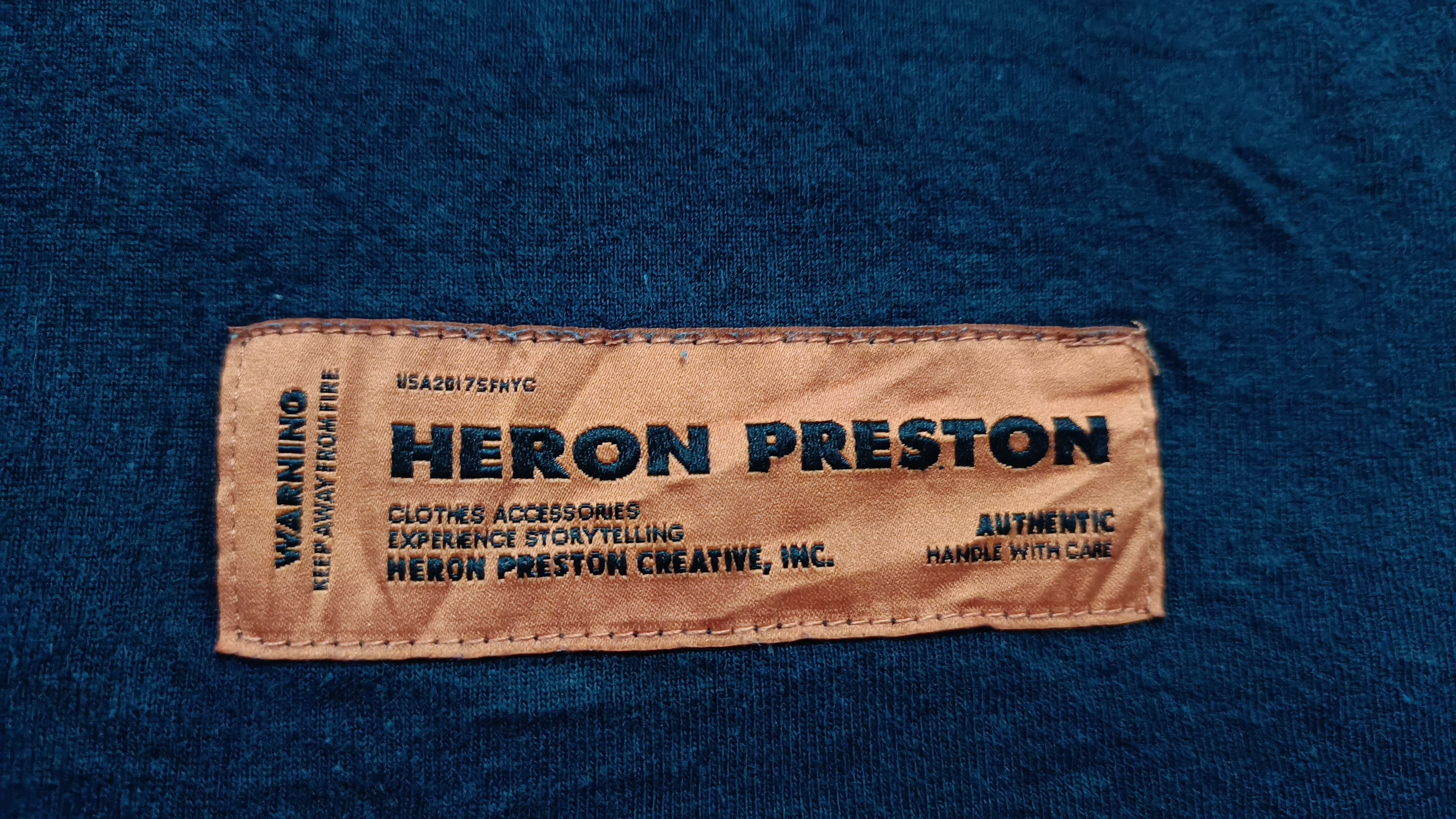 Heron Preston 🔥🔥 Rare Heron Preston Men Black Tee Size US M / EU 48-50 / 2 - 5 Thumbnail