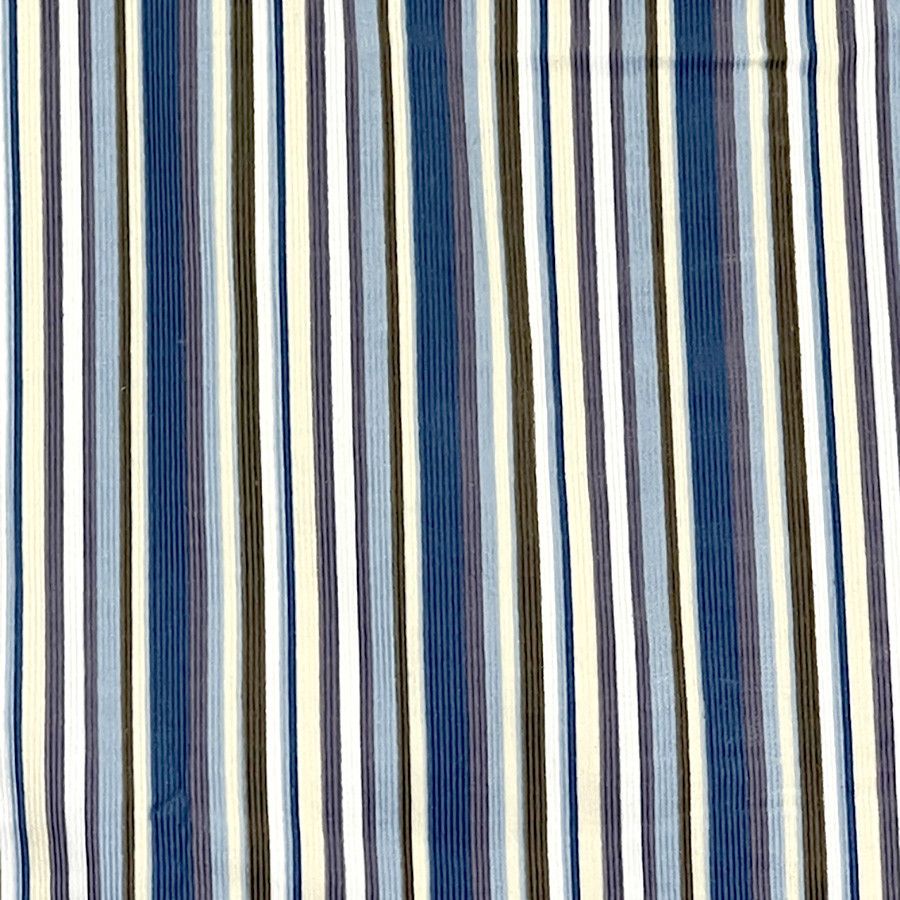 Club Monaco Club Monaco Blue Striped Vintage Corduroy Button Front Shirt Size US M / EU 48-50 / 2 - 4 Thumbnail