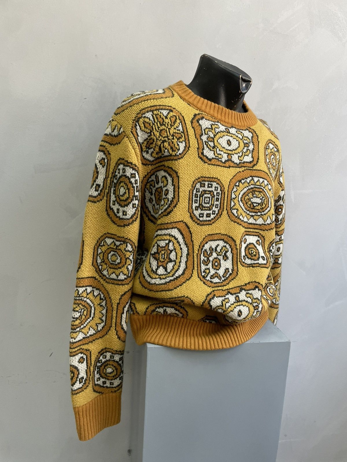 Levi's Vintage Clothing Levis vintage crazy print 90s wool sweater y2k Size US M / EU 48-50 / 2 - 4 Thumbnail