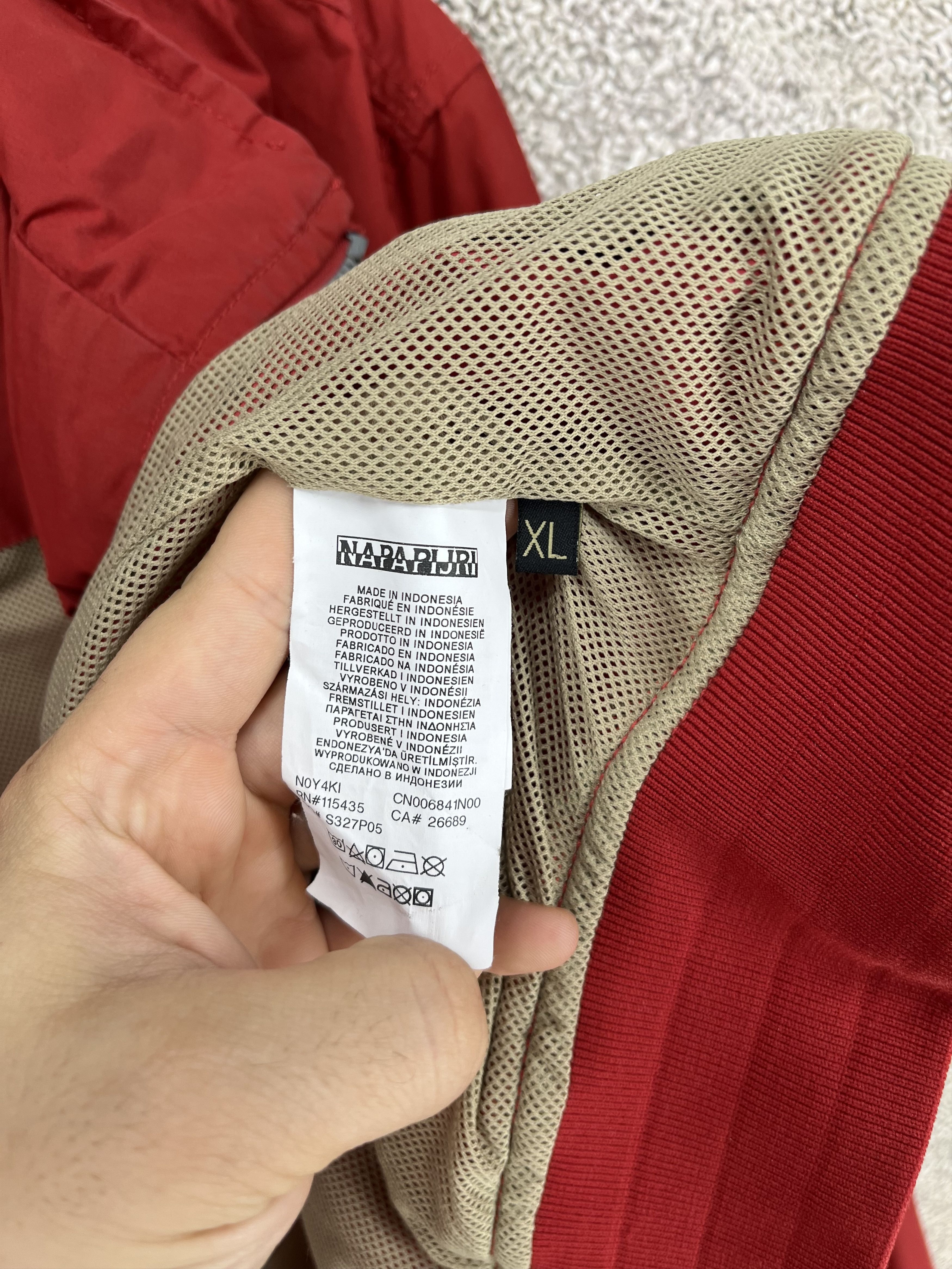 Napapijri Vintage y2k Napapijri Zip Jacket Red size XL Size US XL / EU 56 / 4 - 11 Thumbnail