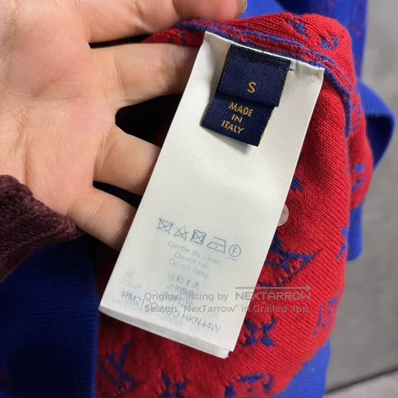 Louis Vuitton Louis Vuitton Blue Accent Crew Neck Loose Pullover Long Sl Size US S / EU 44-46 / 1 - 3 Thumbnail