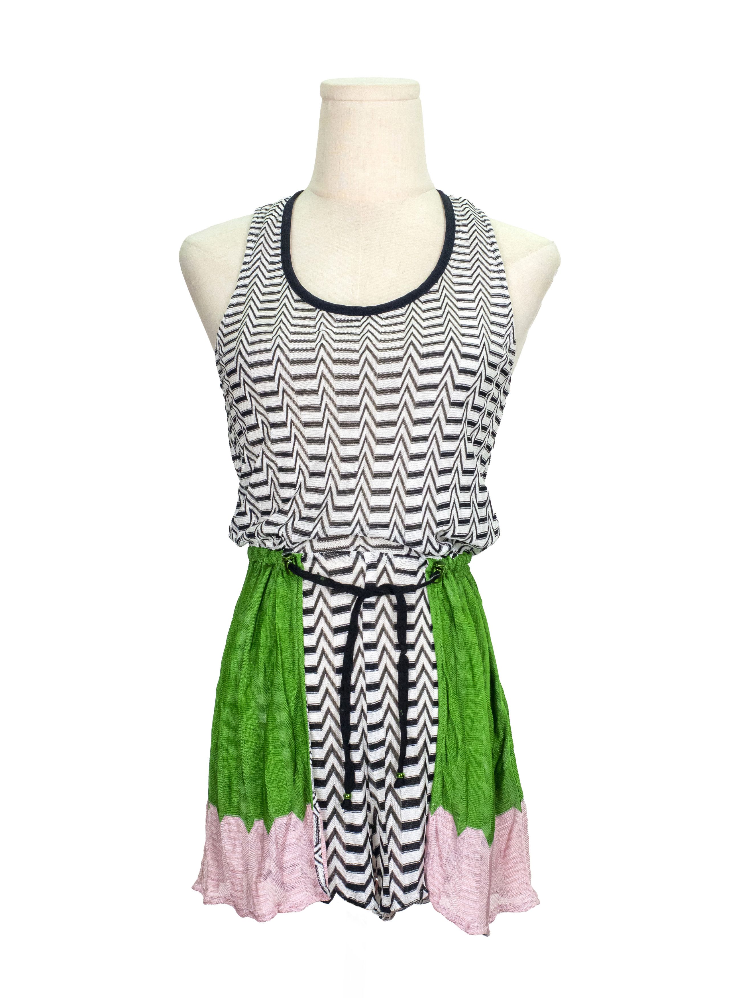 Missoni Black and White Geometric Print Jumpsuit Size XS / US 0-2 / IT 36-38 - 6 Thumbnail