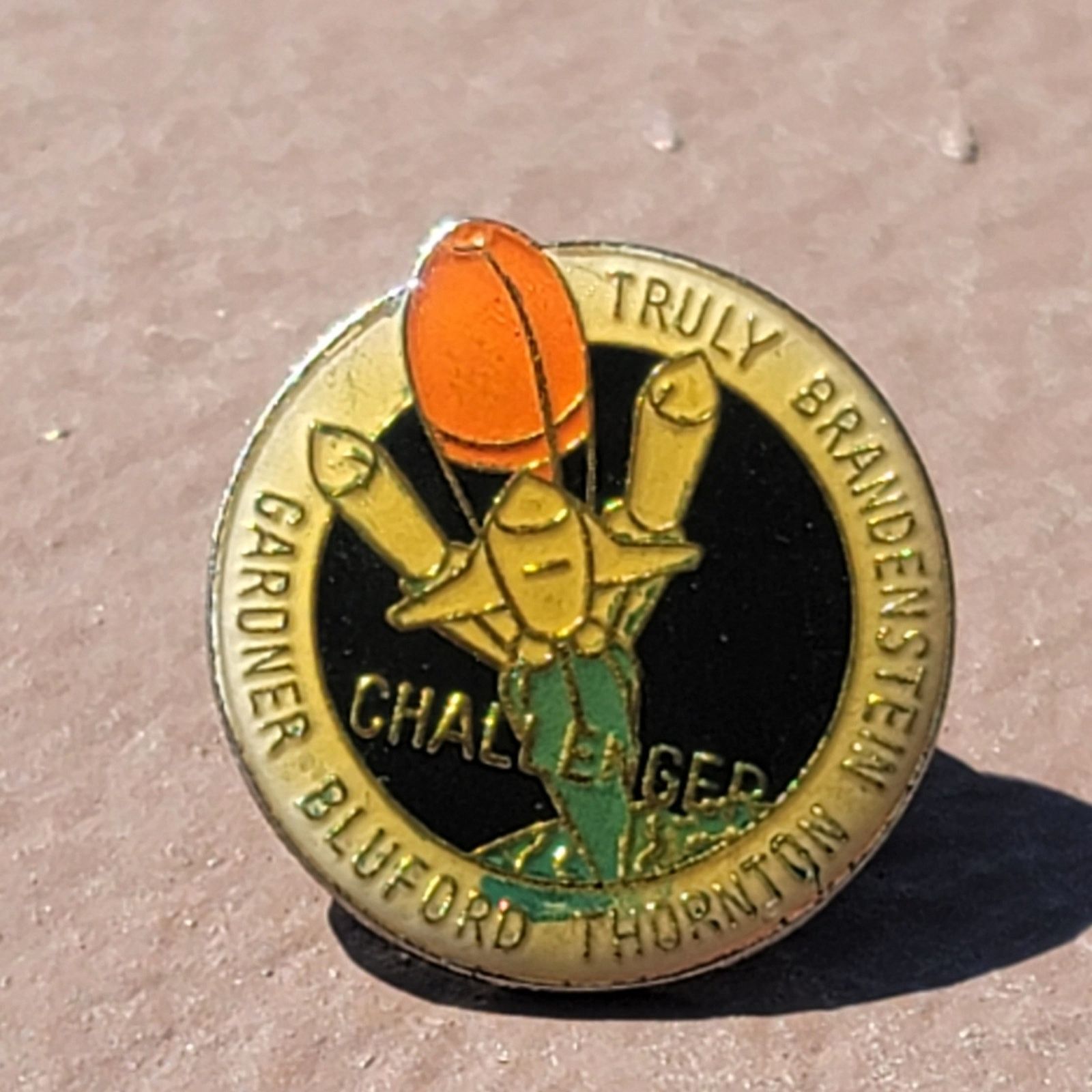 NASA Vtg NASA STS-8 Challenger Space Shuttle Lapel Pin Size ONE SIZE - 1 Thumbnail