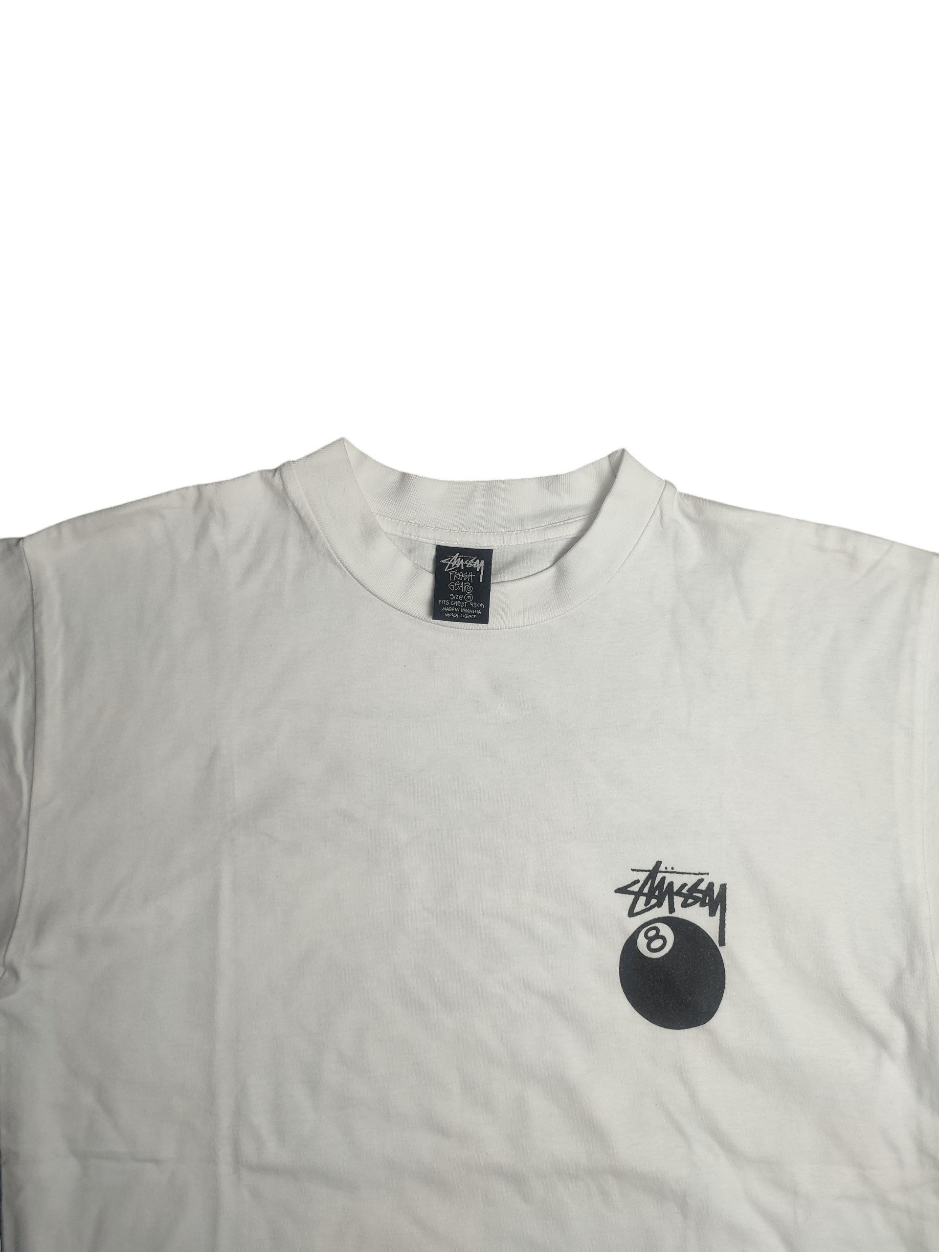 Stussy [DELETED] Stussy 8 Ball 1980s Vintage Tshirt Size US M / EU 48-50 / 2 - 1 Thumbnail