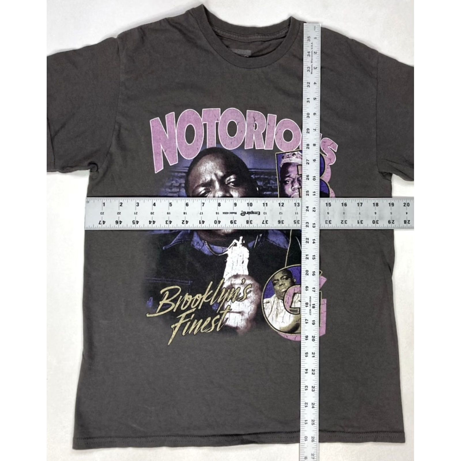 Vintage VINTAGE The Notorious BIG Brooklyn's Finest Graphic T-shirt Women Medium Gray Hip Hop Music Shirts" Size M / US 6-8 / IT 42-44 - 5 Thumbnail